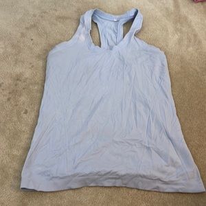 light blue Athelta tank momentum